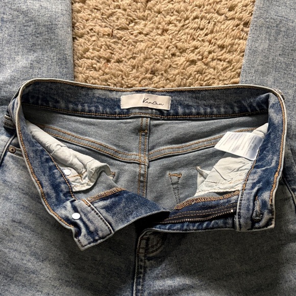 KanCan Light Blue Wash Roxana Ultra High Rise 90's Flare Jeans 24 - Picture 4 of 5